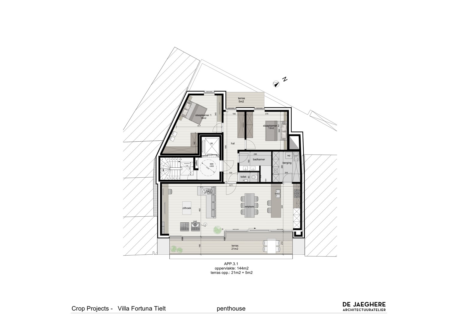 Nieuwbouwappartement in residentie 'Villa Fortuna' in het hartje van Tielt! - foto 4