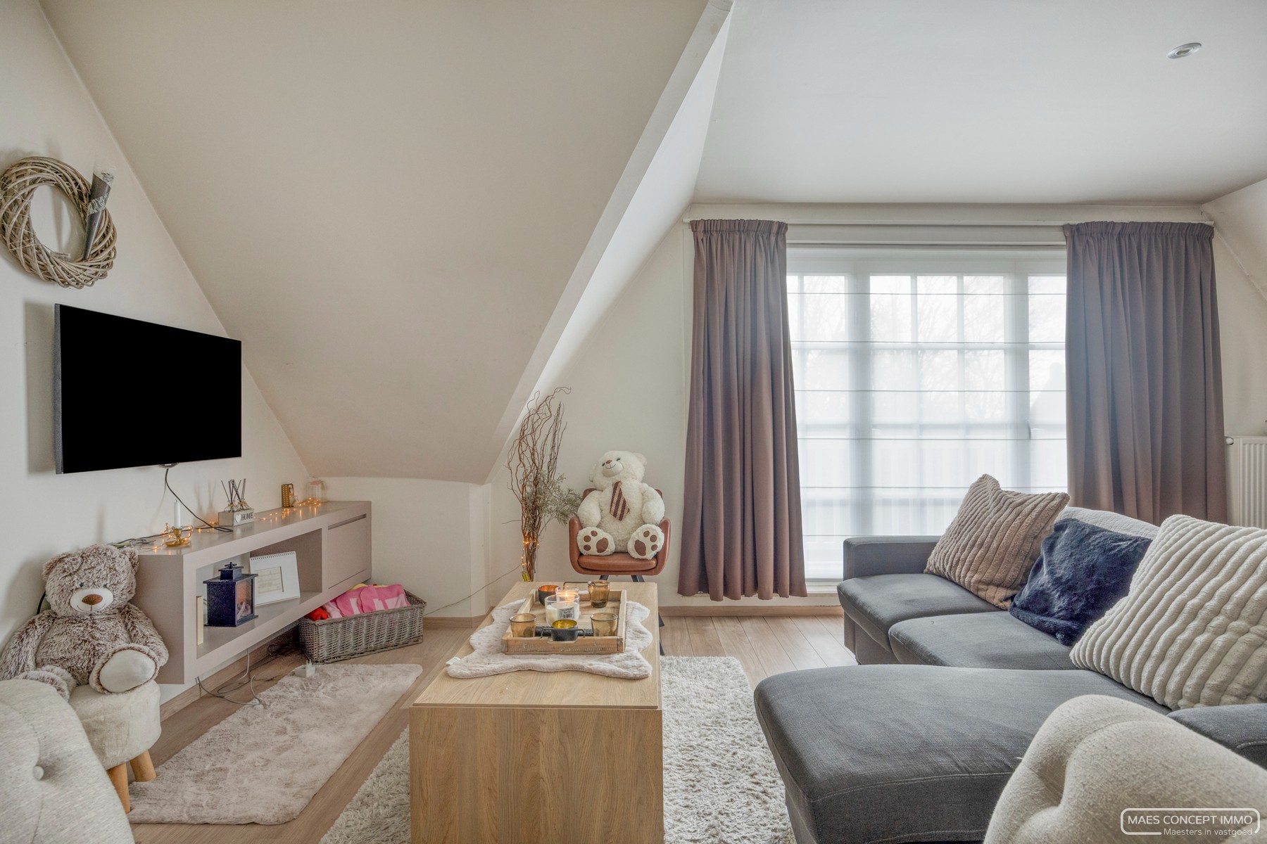 Duplex appartement te koop in Ingooigem met 2 slk, 2 badkamers en garage - foto 1