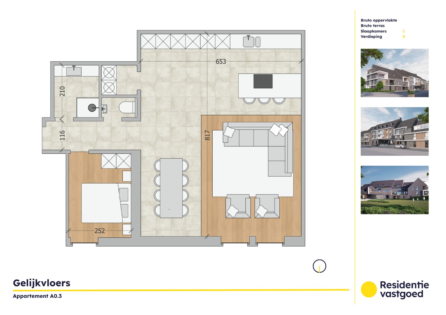 Appartement à vendre à Oudenburg avec 1 chambre - photo 1
