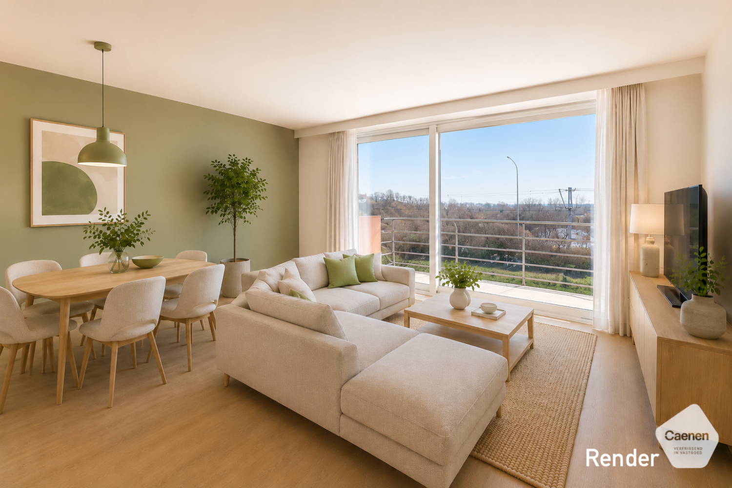 Lichtrijk 2-slaapkamer appartement met zonnig terras en open zicht - foto 2