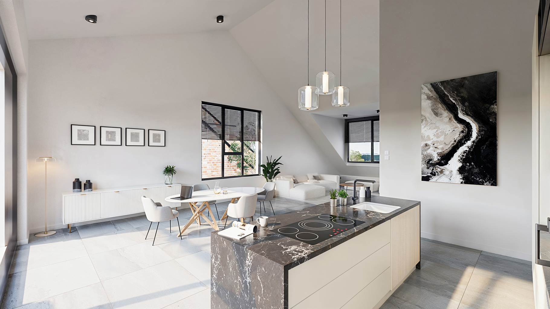 TE KOOP OP PLAN: woning in halfopen verband  - foto 4