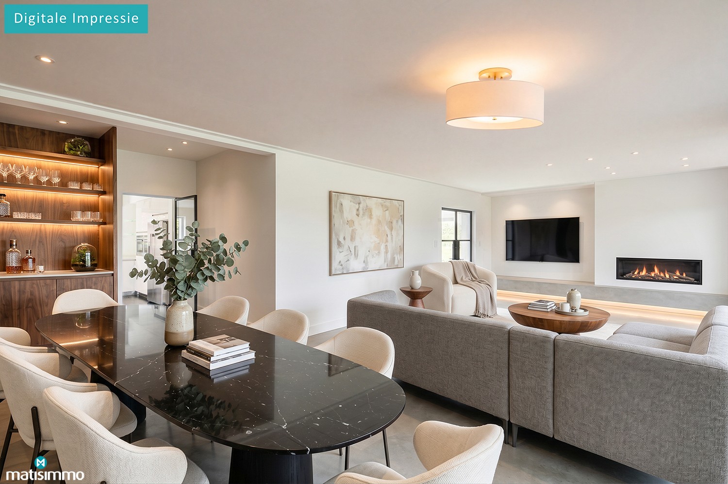 RUIME WONING MET 5 SLAAPKAMERS, INPANDIGE GARAGE EN WELLNESSRUIMTE OP EEN RUIM PERCEEL - foto 5