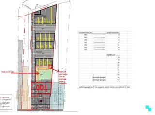 Deze 10 nieuwbouw garageboxen (waarvan twee dubbele garageboxen) bevinden zich achteraan een nieuwe residentie in de Kerkstraat te...