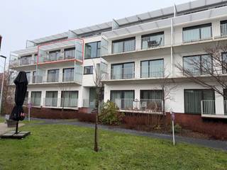 Deze verhuurde serviceflat (ca 80m2) is gelegen in "Tuin van Myra" en kent een mooie energiescore (label A!). Deze heeft volgende indeling:...