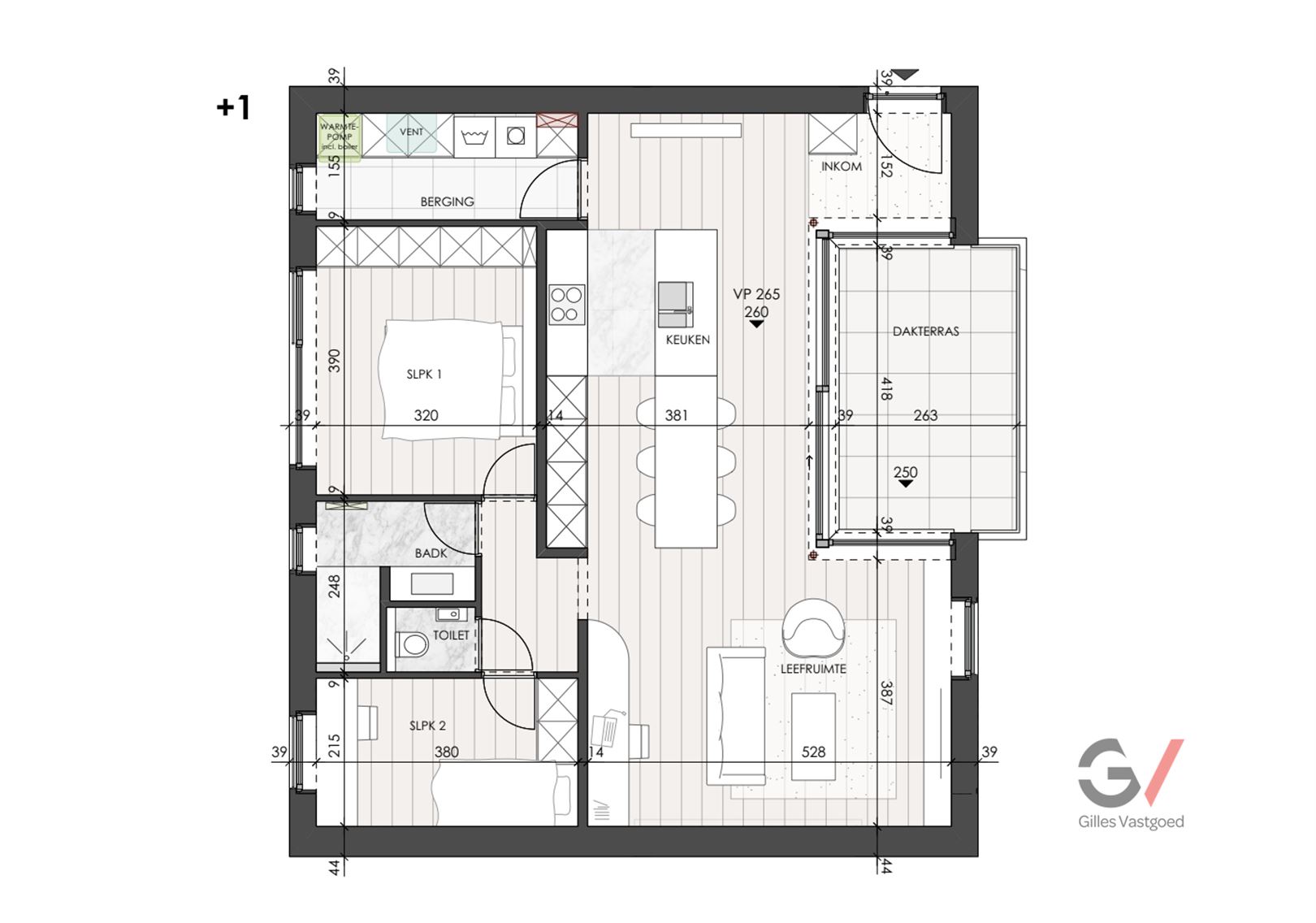 Appartement op de eerste verdieping - foto 4
