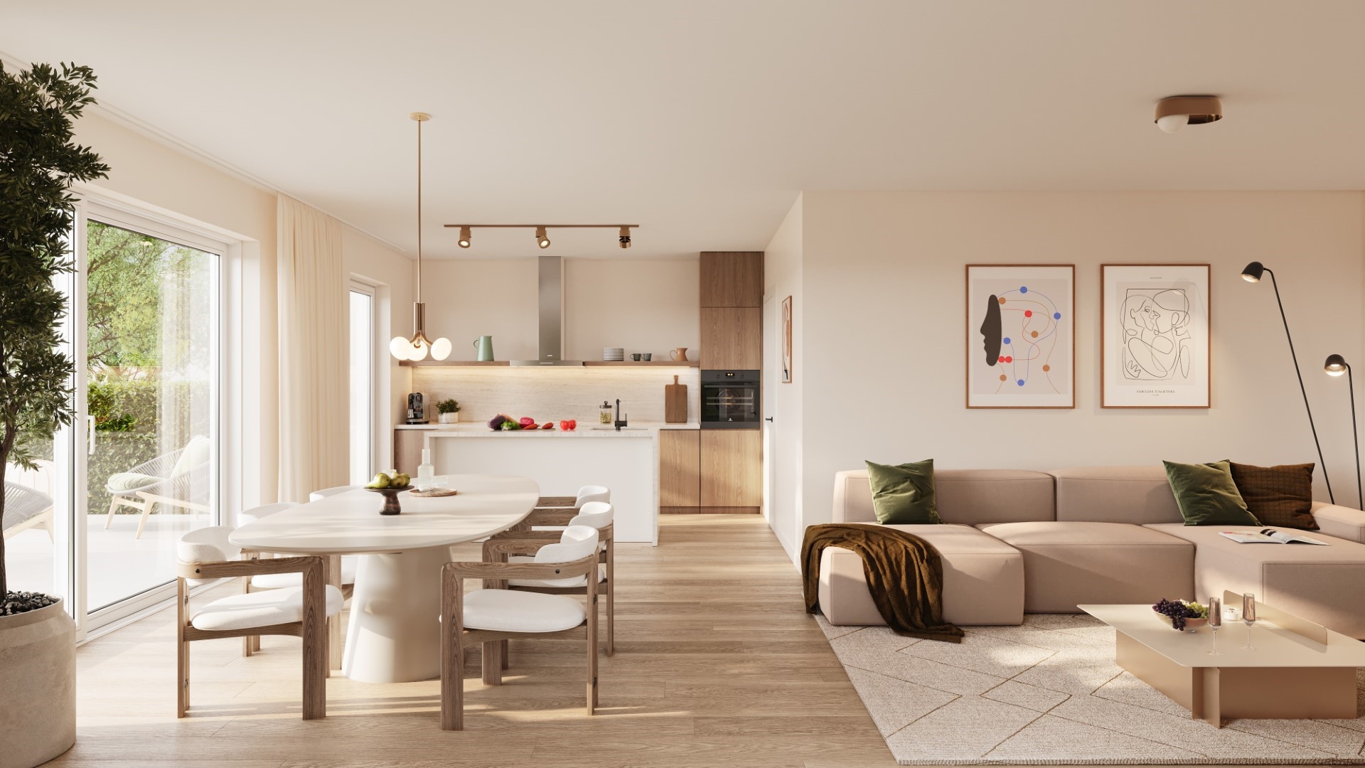 Energiezuinige halfopen bebouwing met garage - foto 3