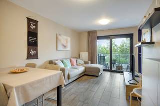 EERSTE KIJKDAG OP ZATERDAG 25 JULI. Meer info, plannen en documenten: www.bellesvastgoed.be/te-koop/mortsel-statielei-13-bus-2<br /><br />Dit recente appartement met terras bevindt zich in het centrum van Mortsel, op een bijzonder vlotte locatie. Bus en tram stoppen bijna letterlijk voor de deur en ook het treinstation ligt op wandelafstand. Zo sta je in minder dan twintig minuten in het centrum van Antwerpen. Winkels, horecazaken en andere dagelijkse voorzieningen bevinden zich eveneens vlakbij. Dankzij het uitstekende EPC-label A geniet je bovendien van een energiezuinige woonst.<br /><br />Via de lift of de trap bereiken we de eerste verdieping van het gebouw. De inkomhal beschikt over een apart gastentoilet. De keuken is praktisch ingericht en uitgerust met de nodige inbouwtoestellen, waaronder een vaatwasser, oven en keramische kookplaat.<br /><br />De lichtrijke leefruimte geniet dankzij het grote schuifraam van een aangename lichtinval en geeft rechtstreeks uit op het zuidgerichte terras. Hier geniet je de hele dag van de zon. Bovendien beschikt het terras over een handige berging.<br /><br />Het appartement beschikt over een ruime slaapkamer van ca. 16 m² met een ingebouwde kledingkast. De ensuite badkamer is uitgerust met een douche, wastafel en toilet. Verder is er een praktische berging met aansluitingen voor een wasmachine en droogkast. Ook de gascondensatieketel bevindt zich hier.<br /><br />Tot slot komt het appartement met een private kelderberging en is er een gemeenschappelijke fietsenberging aanwezig. De maandelijkse provisie bedraagt € 127 en omvat onder meer de blokpolis, de syndicuskosten, het onderhoud en de elektriciteit van de gemeenschappelijke delen en de lift. Het dak van het gebouw wordt binnenkort vernieuwd, de volledige kost werd reeds betaald door de huidige eigenaar. Elektriciteit conform. <br /><br />Tot binnenkort!