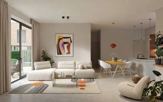 Ontdek de verschillende appartementen in Villa De Kroon, een innovatief en duurzaam nieuwbouwproject gelegen in het gegeerde Kristus-koning, in de nabijheid van invalswegen, winkels, openbaar vervoer en het historische centrum van Brugge. Dit project biedt een perfecte mix van moderne appartementen, ruime woningen, lofts en commerciële ruimtes, allemaal rondom een groen en rustig binnengebied.<br /><br />De appartementen in Villa De Kroon zijn beschikbaar in verschillende groottes, met één, twee of drie slaapkamers. Alle appartementen beschikken over een ruim terras, perfect om te genieten van het prachtige zicht op het groene binnengebied. Of je nu alleen, met je partner of met een gezin bent, er is voor iedereen een passend appartement.<br /><br />Bij Villa De Kroon is aan alles gedacht, ook aan de praktische kant van het wonen. Er is een ondergronds parkeercomplex met garageboxen, parkeerplaatsen en bergingen. Daarnaast is er veel ruimte voorzien voor fietsenstallingen, ideaal voor wie graag de fiets neemt om Brugge en omgeving te verkennen.<br /><br />Duurzaamheid staat centraal in dit nieuwbouwproject. Dankzij geothermie, via een BEO-veld, voldoet Villa De Kroon niet alleen aan de strenge normen van vandaag, maar is het ook klaar voor de toekomst. Dit maakt het project niet alleen energiezuinig, maar ook milieuvriendelijk, waardoor het een duurzame investering is voor de lange termijn.<br /><br />Wil je meer weten over de nieuwbouwappartementen of woningen in Villa De Kroon? Neem vandaag nog contact met ons op voor meer informatie en ontdek hoe jij kunt wonen in dit exclusieve nieuwbouwproject in Brugge. Mis deze unieke kans niet om te wonen in een van de meest gewilde wijken van de stad!