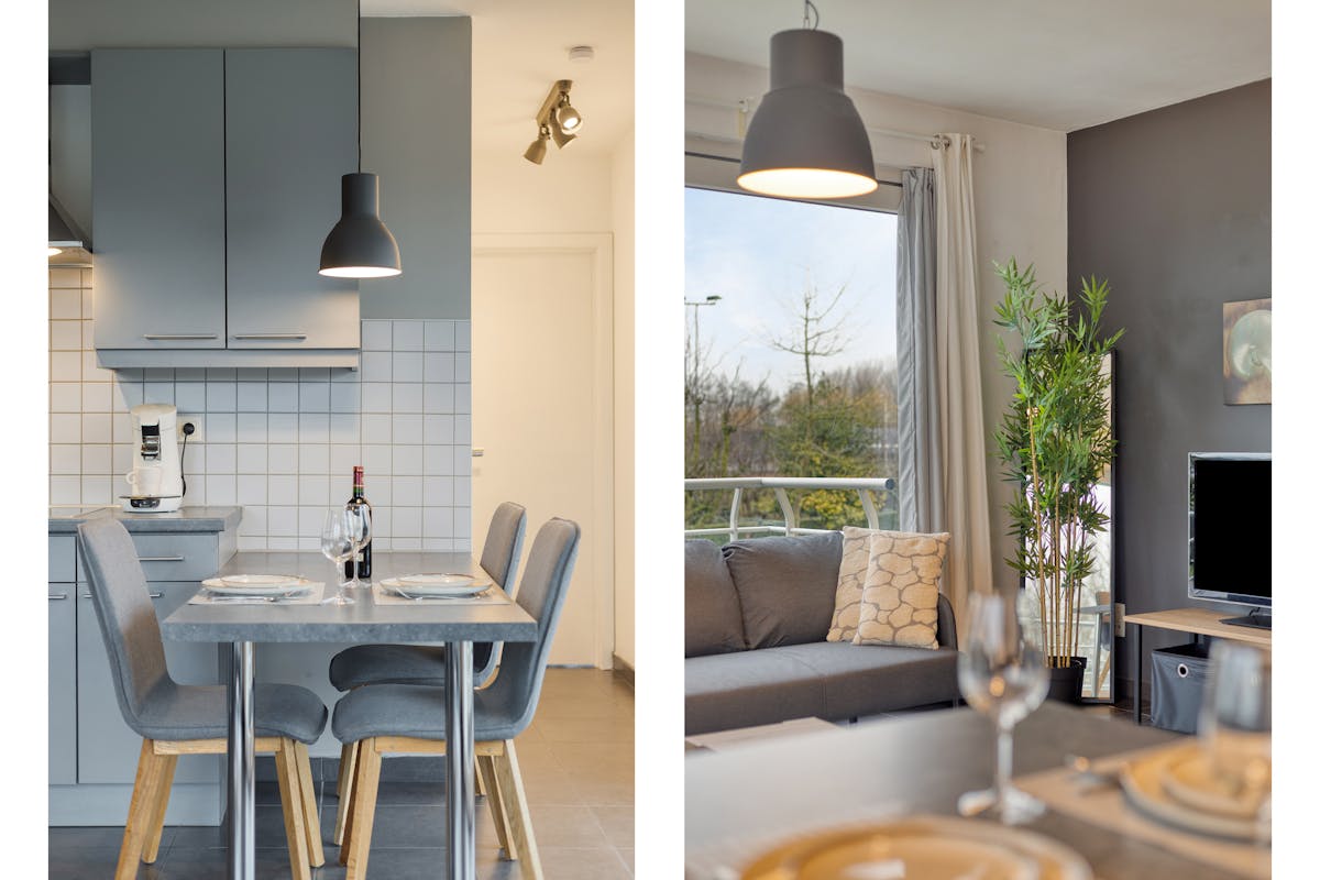 Appartement met 1 slaapkamer, 2 terrassen en kelder te Veurne. - foto 5