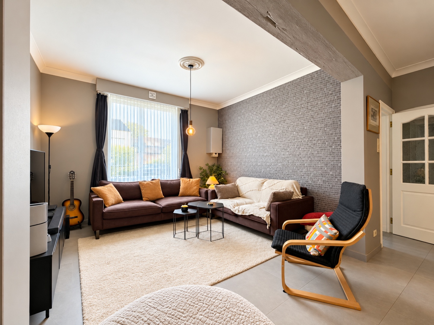 Te koop, perfect onderhouden gezinswoning met een open zicht op velden te Oudenaarde - foto 4