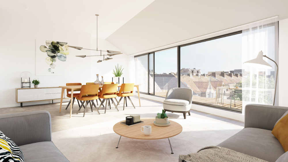 Nieuwbouwappartement met 2 slaapkamers en ruim terras - foto 3