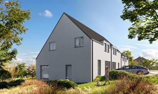 <p><b> 9 NIEUWBOUWWONINGEN TE KERKSKEN – UW NIEUWE THUIS IN EEN RUSTIGE, GROENE OMGEVING! </b><b></b></p>
<p>Ontdek deze 9 prachtige nieuwbouwwoningen, ideaal gelegen in het charmante Kerksken, een oase van rust met tal van wandelwegen in de buurt. Perfect voor wie houdt van een landelijke omgeving, zonder in te boeten op comfort en bereikbaarheid.<br /><span>De natuur rondom de woningen en in de buurt draagt bij tot een gezonde en rustige leefomgeving.</span><br />Alle winkels, scholen en zorgverlening is zeer vlot bereikbaar op ongeveer 1 km.<br />Dit project combineert moderne architectuur met de charme van een rustige woonomgeving. Een droomlocatie voor gezinnen, jonge koppels en iedereen die het beste zoekt van twee werelden: rust en gemak.<br />De woningen beschikken over hoogwaardige materialen en alle moderne technieken zoals een warmtepomp, vloerverwarming en hernieuwbare energie waardoor je een lage energiefactuur zal bekomen.<br />Alle woningen beschikken over 3 slaapkamers, luxueuze badkamer, een grote lichtrijke leefruimte met semi-open keuken, een handige berging grenzend aan de keuken. Deze geeft toegang naar het achtergelegen terras.<br />De zolder biedt een extra ideale bergruimte.<br />Er is keuzevrijheid in ons aanbod: met garage of met carport, met warmtepomp of gascondensatieketel.<br /><br />Deze woningen verdienen je aandacht. <br />Neem vandaag nog contact op voor meer informatie of een bezoek op het kantoor van Aeygems Vastgoed!<br /><b></b></p>