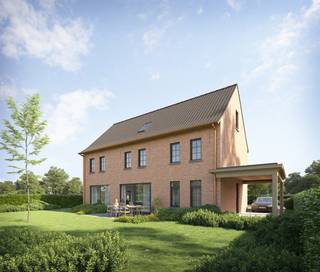 Droom je van ruimte, comfort en een uitstekende ligging? In Marke bouwt Hyboma binnenkort deze stijlvolle alleenstaande pastoriewoning met een hedendaagse uitstraling. Met maar liefst 5 slaapkamers, een bureau, een lichtrijke leefruimte en een ruime keuken biedt deze woning alle ruimte voor het hele gezin.

Grote raampartijen zorgen voor een mooie verbinding met de tuin, terwijl de afromosia houten carport voor extra comfort zorgt. Dankzij de ruime afwerkingsbudgetten geef je de woning bovendien volledig vorm volgens jouw eigen smaak.

Ook op vlak van energie scoort deze woning uitstekend, met een E-peil 20, lucht-waterwarmtepomp, zonnepanelen en ventilatie D met warmterecuperatie. Zo ben je klaar voor een duurzame en comfortabele toekomst.

Gelegen in het rustige Marke, met scholen, winkels, openbaar vervoer en de E17 vlakbij, woon je hier centraal én rustig.

Benieuwd? Vraag vandaag je projectbrochure aan.