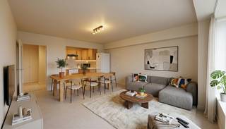Dit  gerenoveerde en instapklare appartement biedt een ideale combinatie van comfort, ligging en gezelligheid. Het appartement beschikt over 2 slaapkamers en geniet van een aangenaam zijdelings zeezicht. Dankzij de uitstekende ligging bevindt u zich op slechts wandelafstand van de zee en de dijk, perfect voor ontspannende wandelingen en genieten van het kustgevoel.<br />In de directe omgeving vindt u diverse winkels, horecazaken en voorzieningen, waardoor alles binnen handbereik is. Het appartement kreeg een moderne afwerking en een aangename woonindeling.