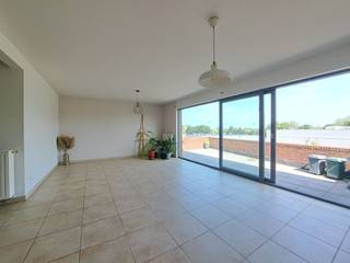 Modern appartement van 90m² te Kortessem.Dit appartement bevindt zich in Residentie "De tuin van Kortessem" en is gelegen op de 2de verdieping. Het...