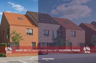 Je komt deze ruime, moderne woning binnen via de inkomhal waar je toegang hebt tot het gastentoilet en de leefruimte. Deze omvat een zithoek, een eethoek en de open keuken. Verder is er op het gelijkvloers ook nog een bureaukamer en een handige berging. Op de eerste verdieping heb je drie volwaardige slaapkamers, een volledig uitgeruste badkamer en een apart toilet. Via een vaste trap kan je nog naar de tweede verdieping die mogelijkheid biedt tot extra slaapkamer(s).<br /><br />Troeven: <br />- Lage energiepeil van E20<br />- Warmtepomp (Lucht-water) voor vloerverwarming en -koeling<br />- Zonnepanelen 1600 Wp<br />- Ventilatie type C<br />- Volledig geïsoleerd <br />- Achtergelegen carport is inbegrepen<br />- Voortuin aangelegd<br /><br />Meer info of een bezoek ter plaatse via tom@immoroba.be of 056 14 02 00<br /><br />Mooi meegenomen: de drie eerste woningen maken deel uit van een reconversieproject waardoor ze kunnen worden aangekocht aan 6% BTW (indien aan de voorwaarden wordt voldaan).