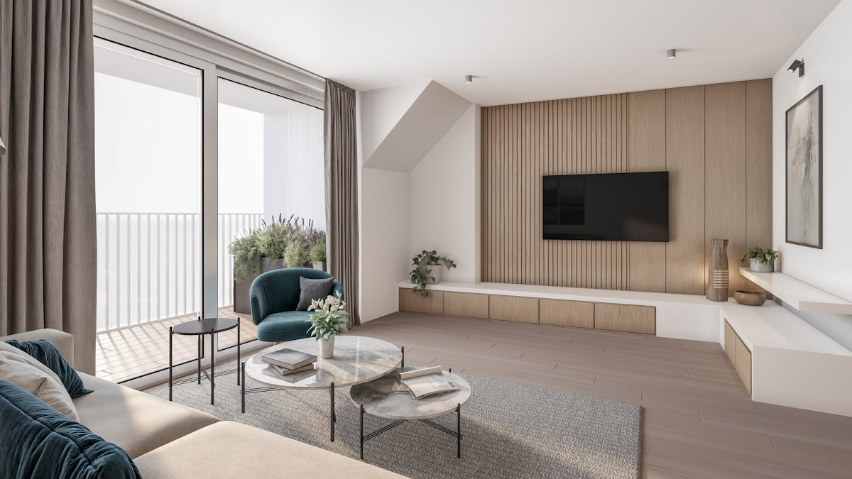 Nieuwbouw 2 slaapkamer appartement te Heist, nabij De Bolle - foto 4