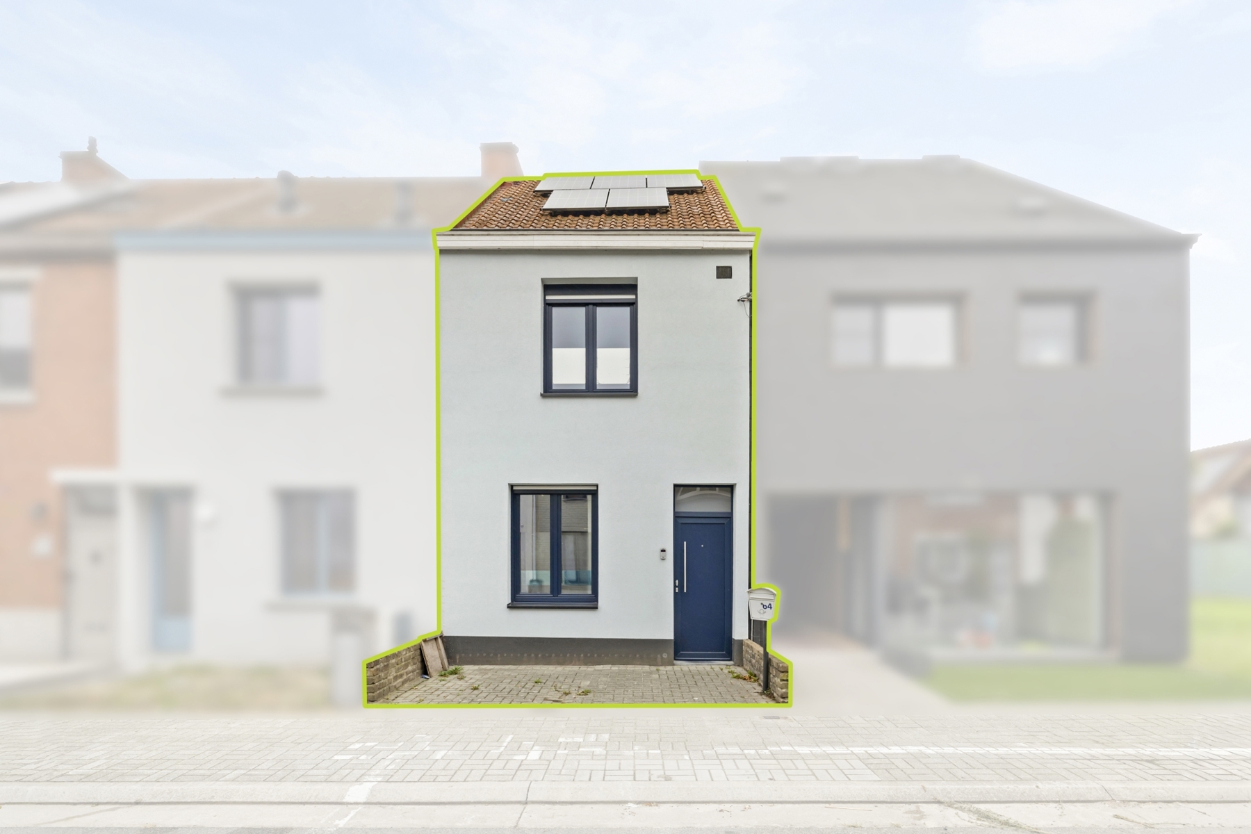 Energiezuinige, gerenoveerde rijwoning met tuin - foto 2