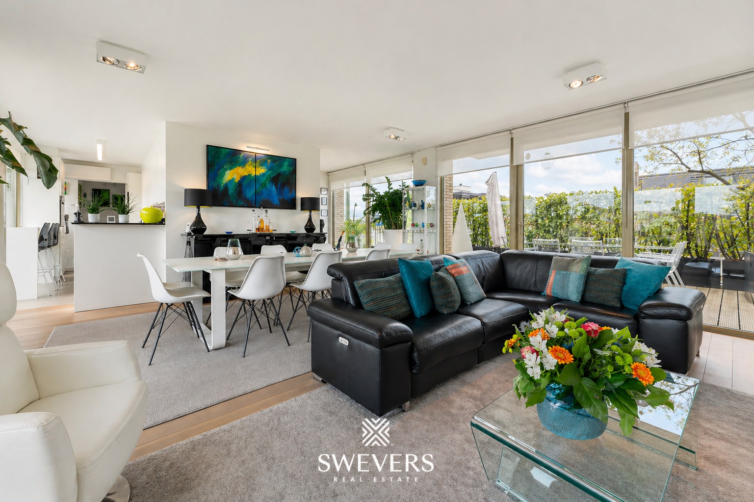 Ruim penthouse van 122 m² met uitzonderlijk ruime terrassen in Hasselt - foto 2