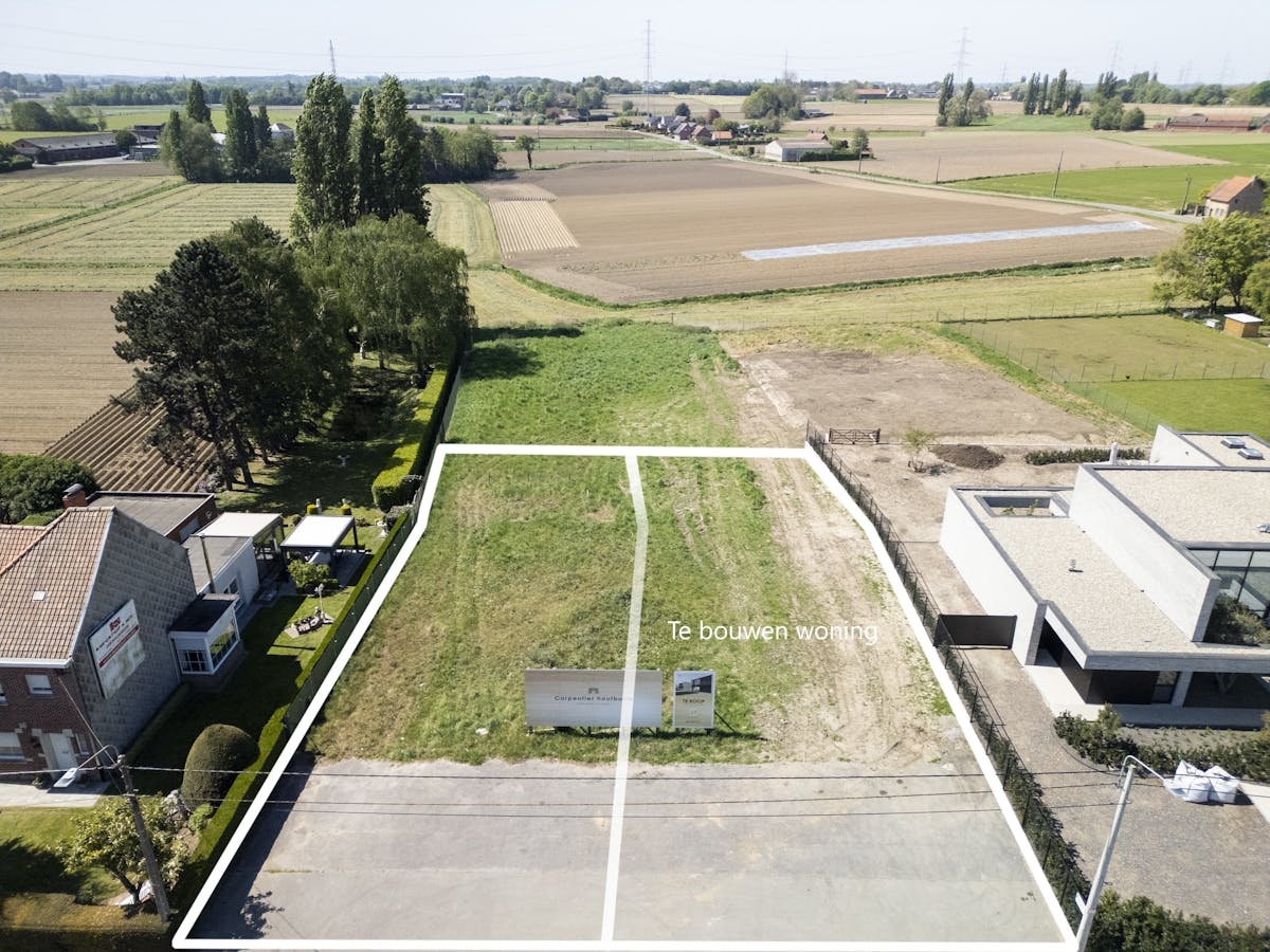 Lot bouwgrond (697 m²) + alleenstaande woning te koop Hulste - foto 3