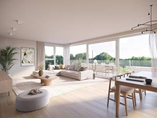 Nieuw woonproject residentie Nidus gelegen langs de Brusselsesteenweg in Melle. Deze BEN-appartementen worden gebouwd met uitzicht achteraan op...