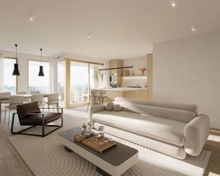 <p>Park 27 – Living by the City Park, in peace and elegance</p>
<p>Park 27 rises on the prestigious Van Eycklei, one of the three boulevards surrounding Antwerp’s City Park. This exclusive new development combines modern living comfort with an exceptional location, offering front-row views of the city’s green heart and a rare sense of space and privacy in the city centre.</p>
<p>Thanks to its central position, public transport, main access roads, the historic city centre, the Botanical Garden, Theatre Square, shops and restaurants are all within walking distance.</p>
<p>Designed by Antwerp-based architects De Beenhouwer + Leonard, the project features timeless, refined architecture with a high-quality natural stone façade and floor-to-ceiling windows. Park 27 comprises nine high-end apartments along Van Eycklei and two quietly located duplexes on Rembrandtstraat, connected by a green urban garden. Spacious terraces, an underground car park, private storage rooms and a communal bicycle area complete this elegant and carefree living experience.</p>
<br />Park 27 stands for elegance, exceptional comfort and living in one of the most sought-after locations in Antwerp.