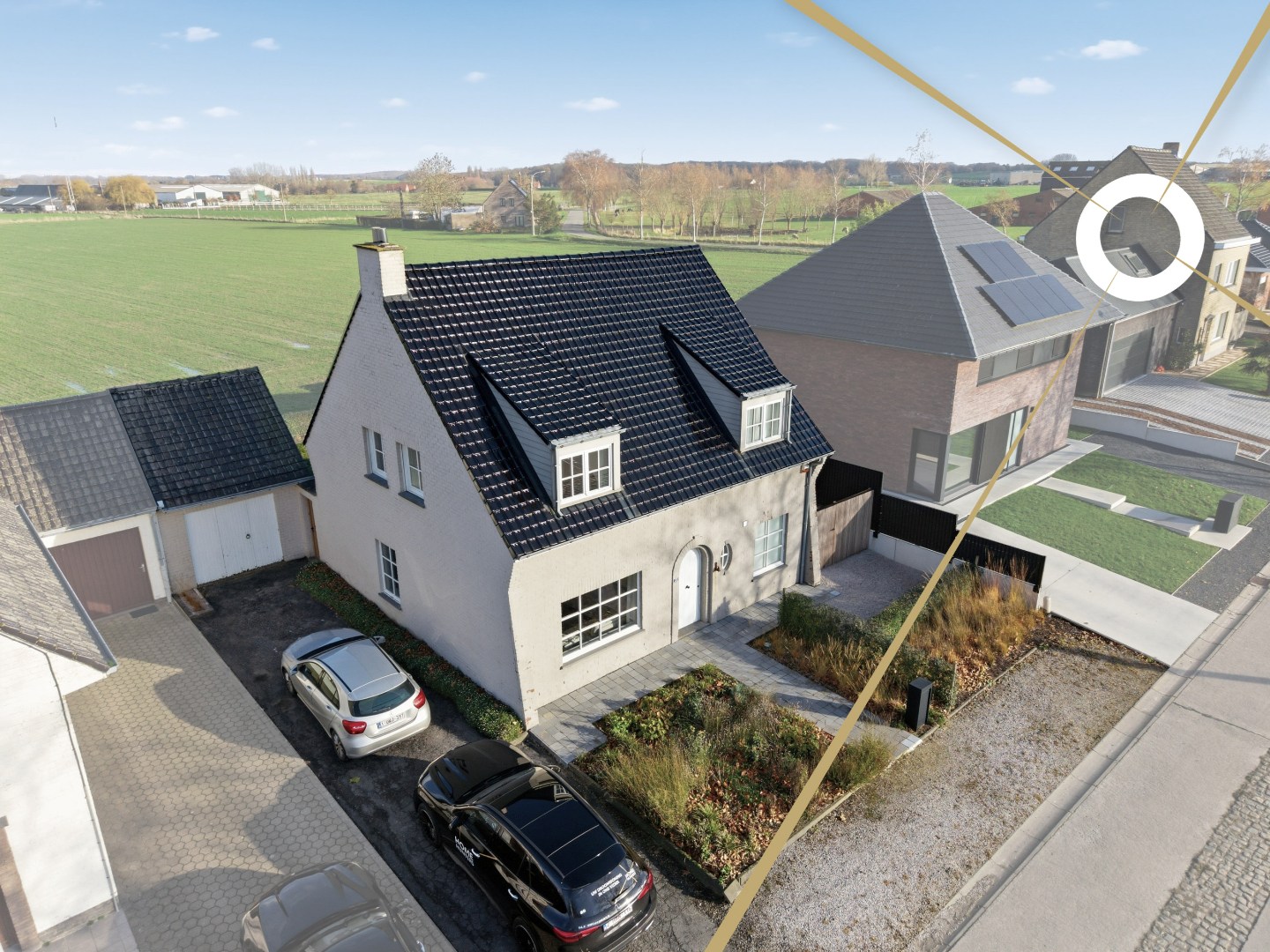 Idyllisch gelegen villa met 3 ruime slaapkamers en 2 badkamers te Voormezele - foto 1