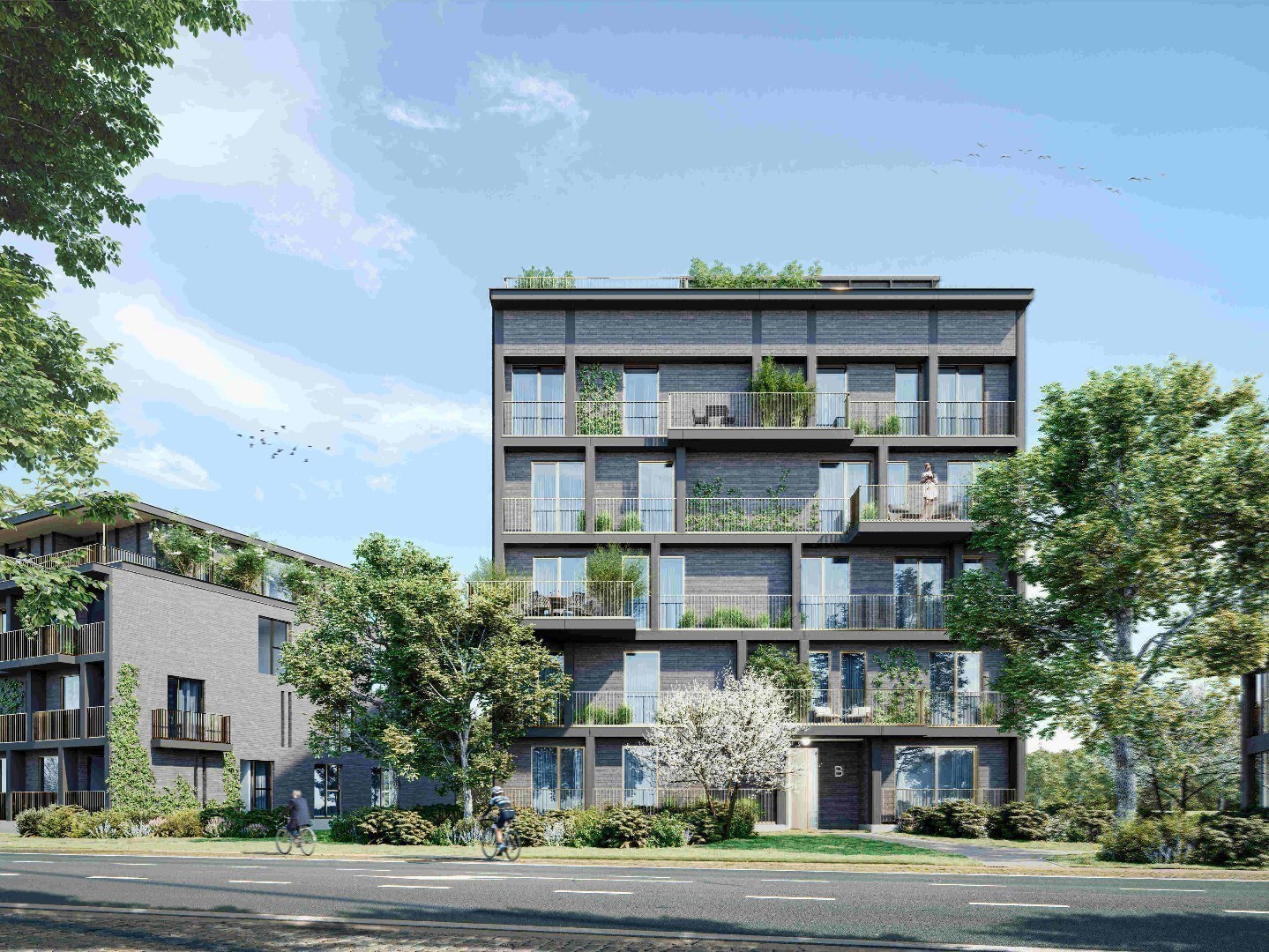 Bright 3 bedroom apartment with a view of the Leie river. - photo 4