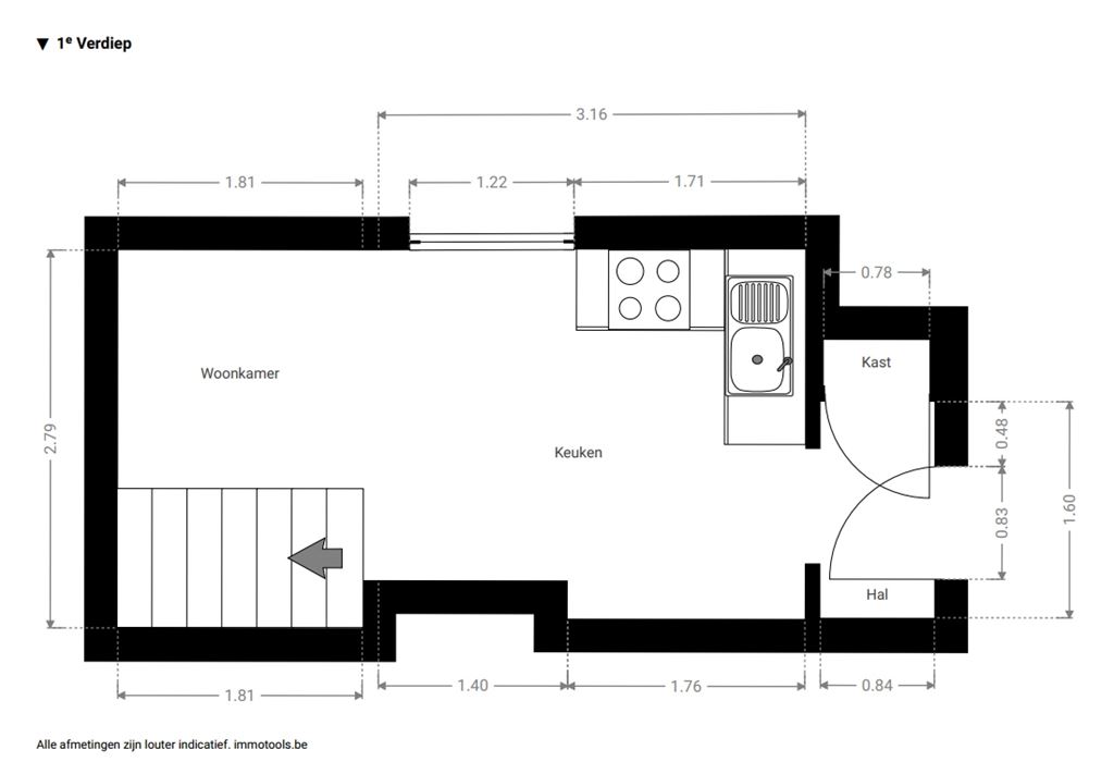 Compact duplexappartement vlakbij Groen kwartier - foto 5