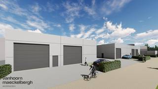 Het nieuwe bedrijventerrein ‘Cortemarck Park’ bevindt zich op het grondgebied<br />Kortemark, gelegen te West-Vlaanderen, Hoogledestraat 19 D - Unit K 290m².<br />Het KMO-park situeert zich in een zijstraat van de Hoogledestraat op een<br />boogscheut van de Staatsbaan (N35, Lichtervelde-Diksmuide).<br />Vlotte bereikbaarheid via de N35 met aansluiting naar E32 tussen Torhout en<br />Roeselare alsook naar E403 richting Brugge en Kortrijk.