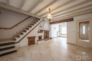 Centraal gelegen woning met mooie stadstuin dichtbij de Groentemarkt te Knokke.