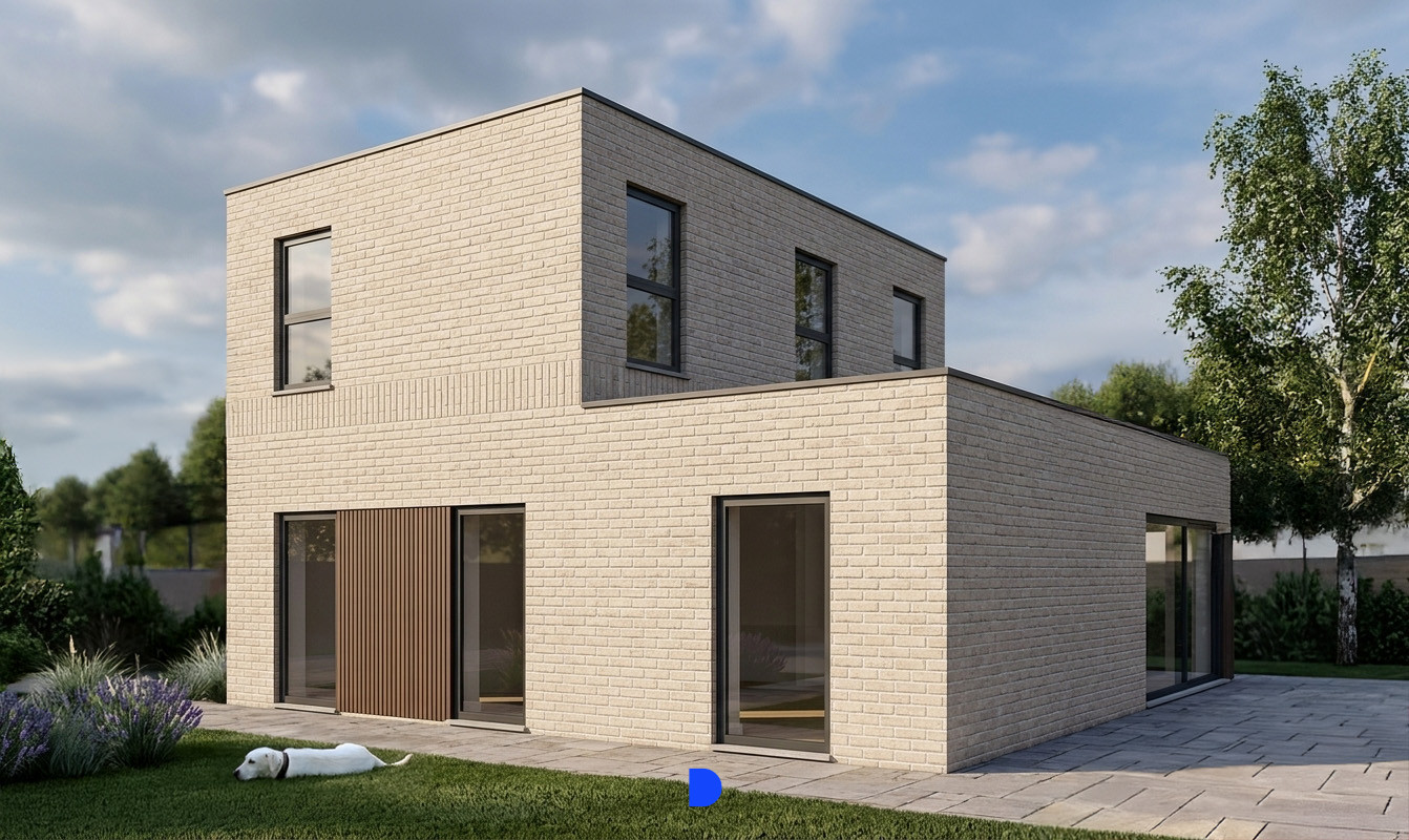 Vrijstaande nieuwbouwwoning in Rumbeke - foto 1