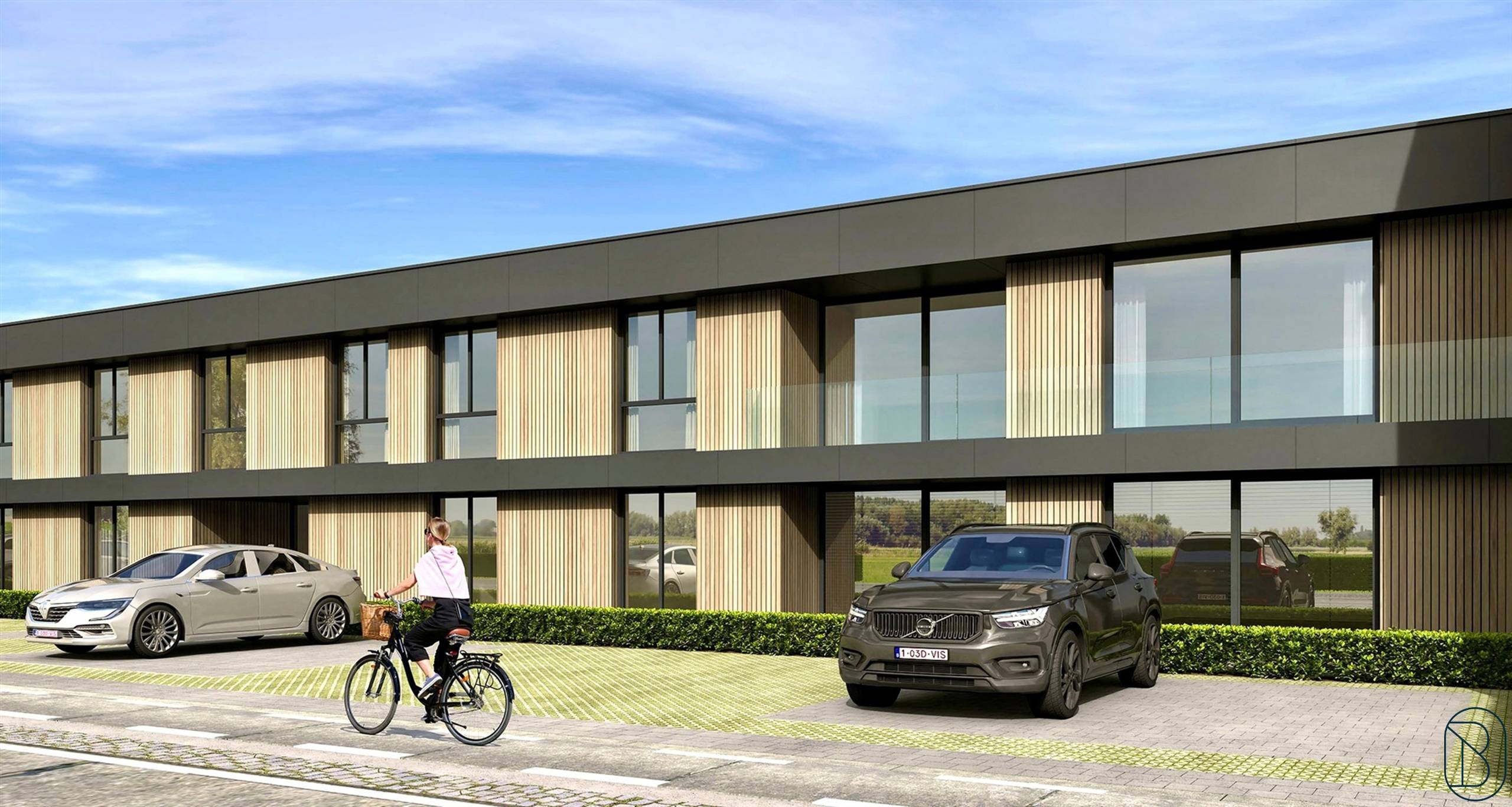 CASCO-gebouw met 12 appartementen en terrassen, goed gelegen - foto 1