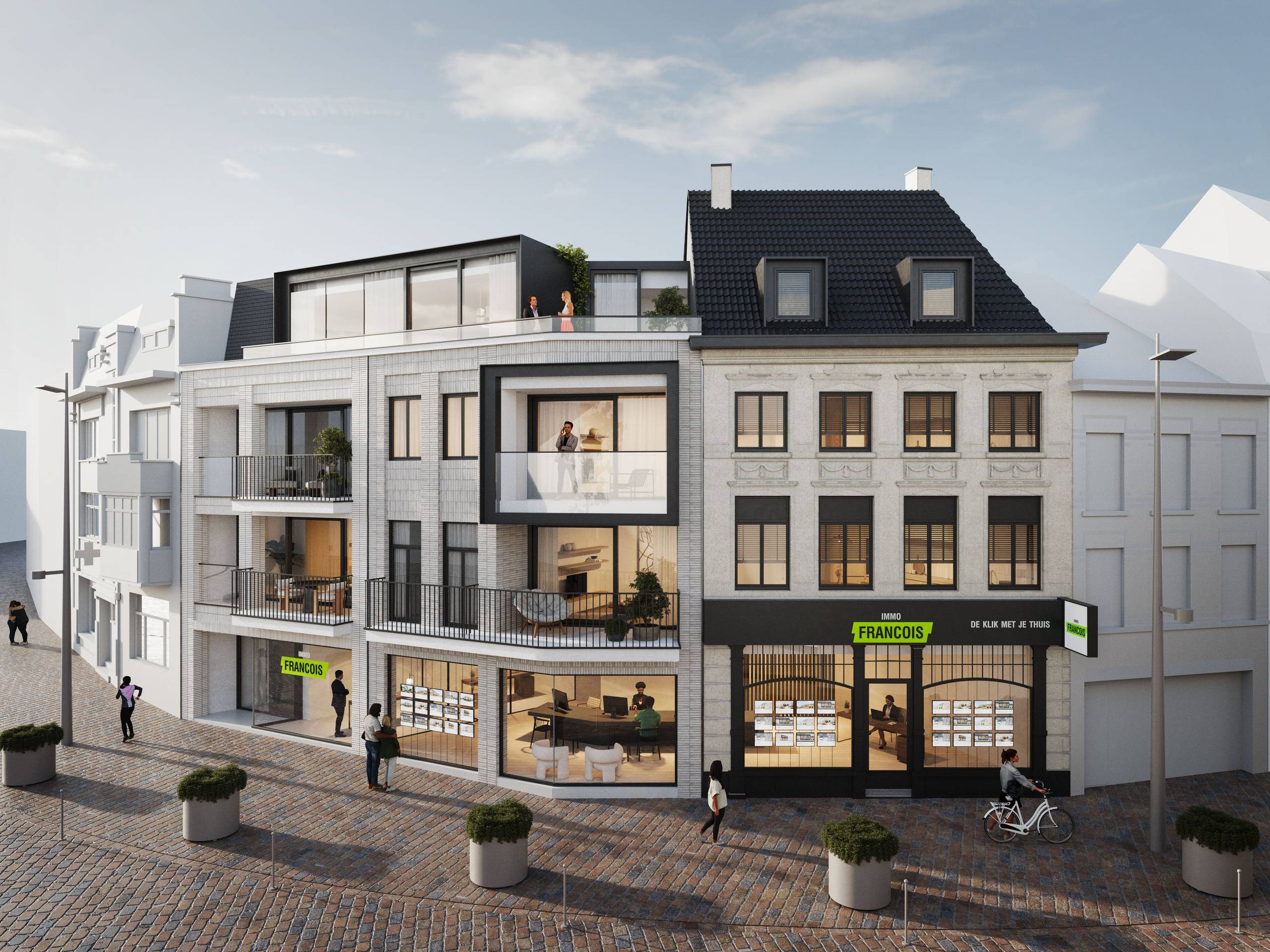 Uniek nieuwbouwproject 'Belle Fort' aan de Markt van Tielt - foto 2