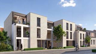 In het CENTRUM van HERZELE vlakbij de GROENLAAN komt het nieuwbouwproject residentie Starsky &amp; Hutch. <br />Dit benedenappartement heeft een eigen tuintje van 20,11m², een living met schuifraam naar het terras aan de rustige binnenkern achteraan! Het appartement telt 2 slaapkamers, badkamer en een grote bergruimte. Mogelijkheid tot aankoop van een privatieve, overdekte staanplaats voor 1 of 2 wagens. <br />Neem zeker een kijkje op onze BEWEEGBARE 3D SIMULATIE op www.JUNOVASTGOED.be