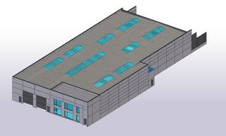 Wommelgem modern magazijn van 720m² met kantoren verdeeld over 2 verdiepingen van 225m² in de industriezone van Wommelgem.Modern magazijn met hoogte...