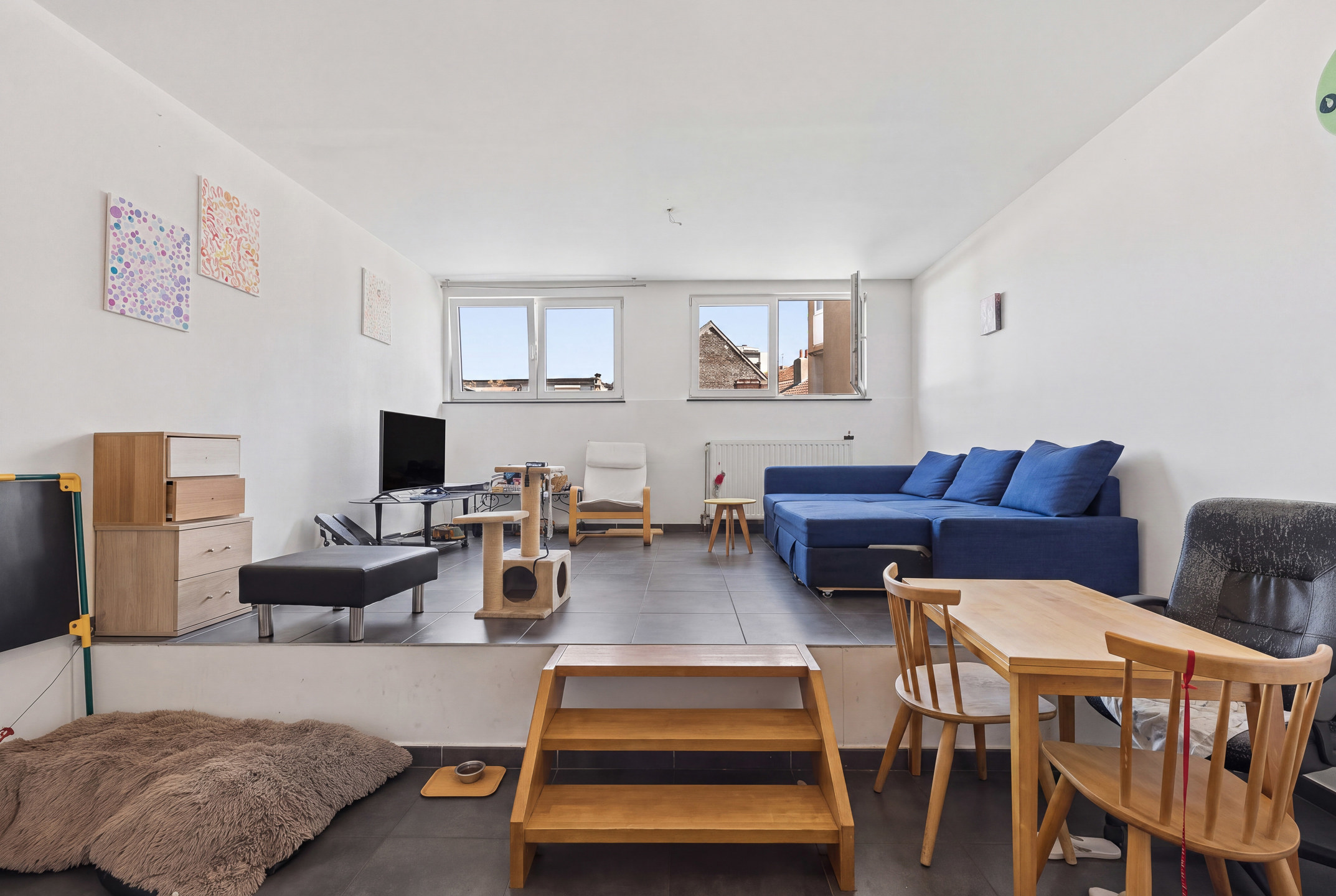 Ruim appartement met 1 slaapkamer + studeerkamer van ± 92 m² - foto 4