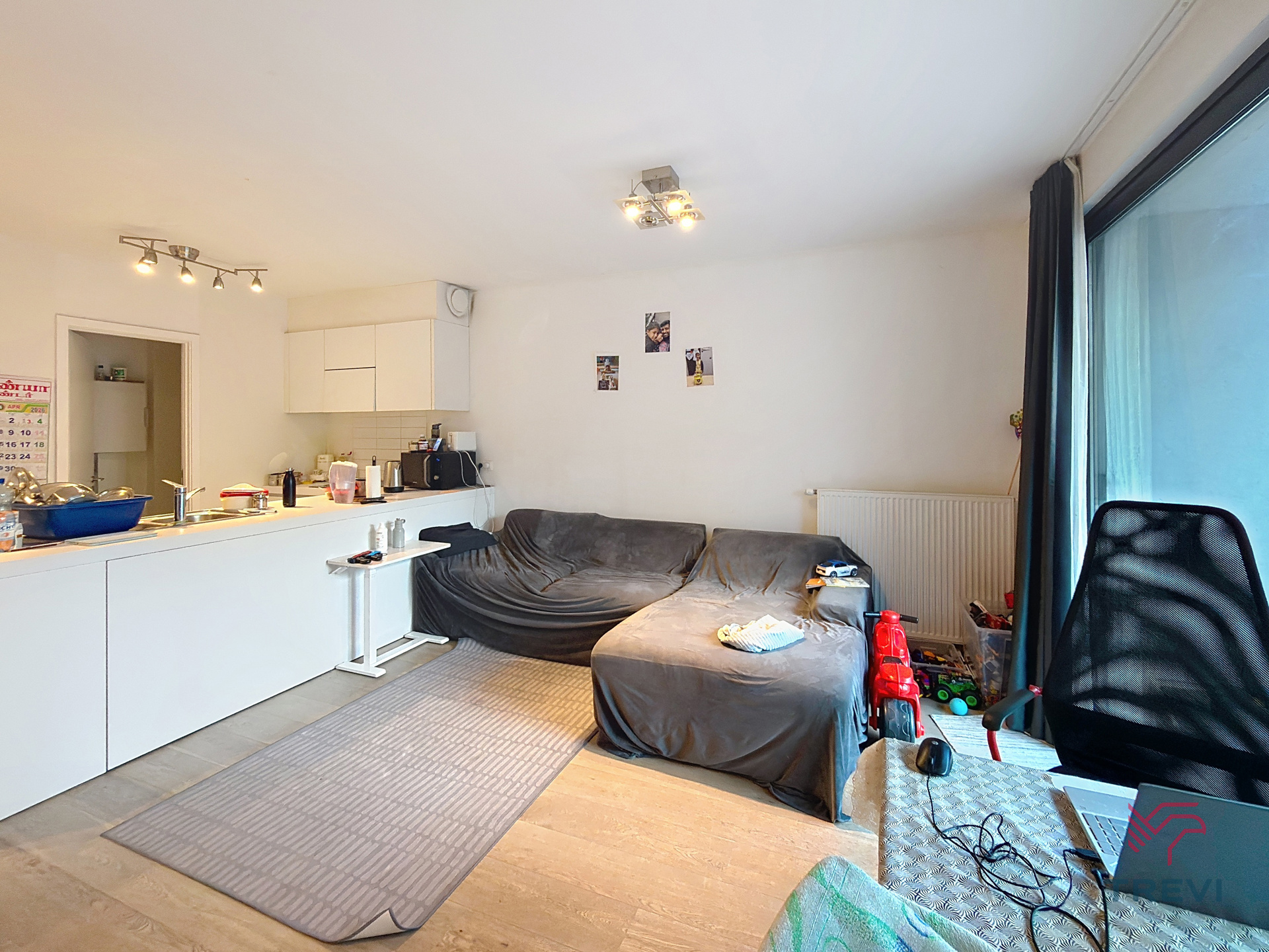Europese Wijk - ONBEMEUBILEERD appartement met 2 slaapkamers ! - foto 3