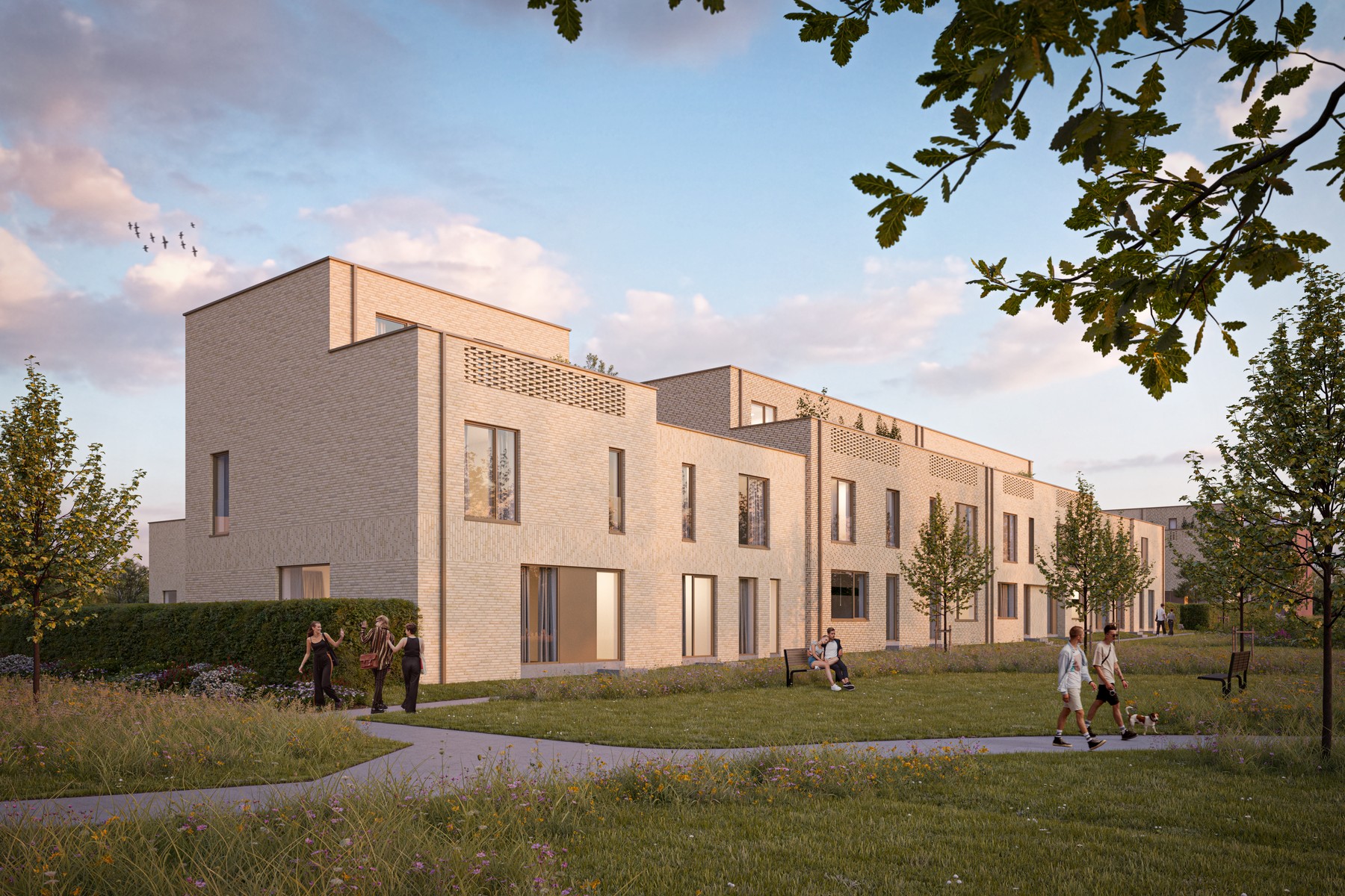 Lot 29: halfopen bebouwing met 3 slpk - foto 1
