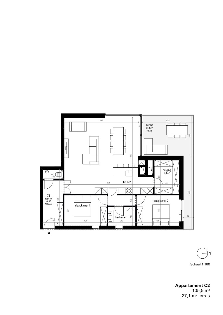 Appartement op de tweede verdieping - foto 4