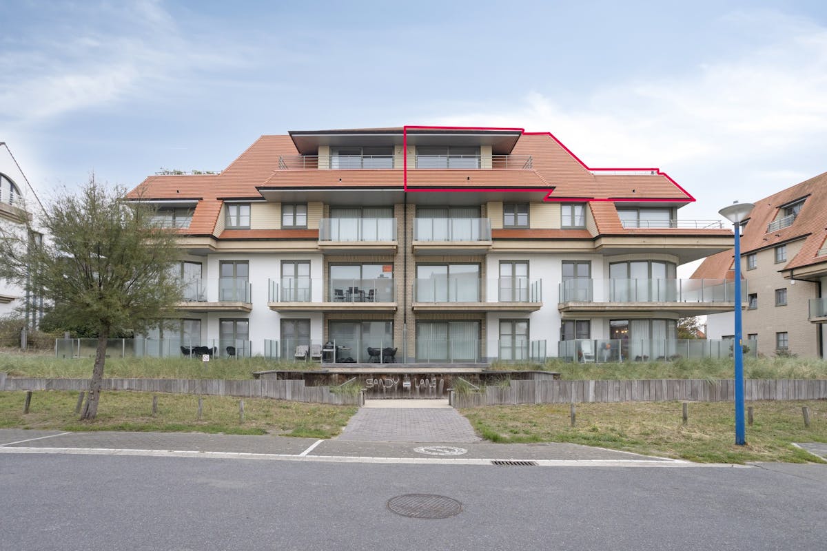 Penthouse met 3 slaapkamers en terras (67m²) vlakbij zee - foto 1