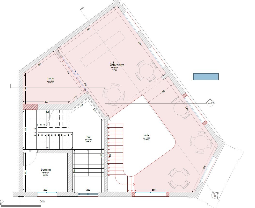 Exclusief Handelsgelijkvloers/Kantoor met Mezzanine – Hoekligging Montignystraat / Amerikalei - foto 4