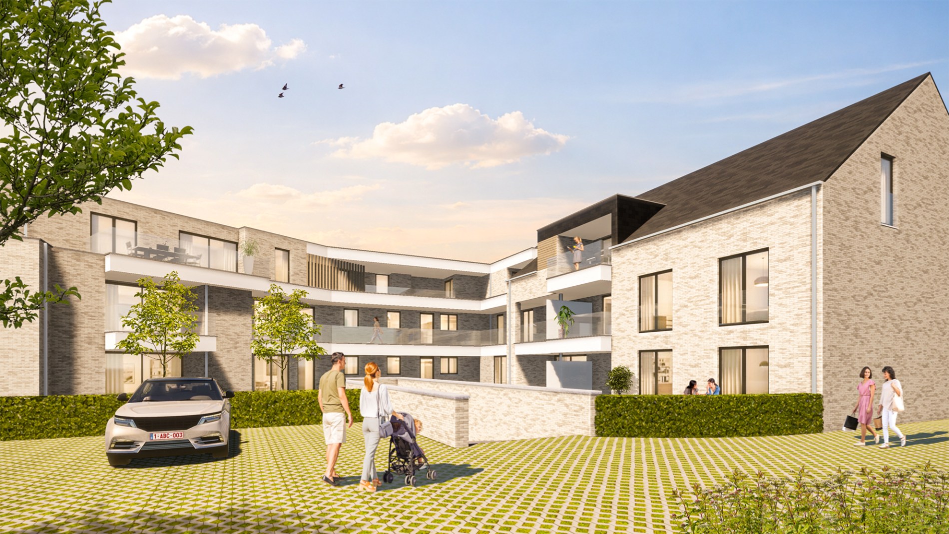 Gelijkvloers appartement (117 m²) met 2 slaapkamers en overdekt terras. - foto 4