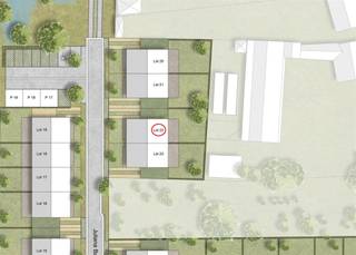 Perceel bouwgrond voor halfopen bebouwing in nieuw woonproject De Klingerie (280m²) Verkaveling De Klingerie omvat in totaal 31 loten, waarvan 8...