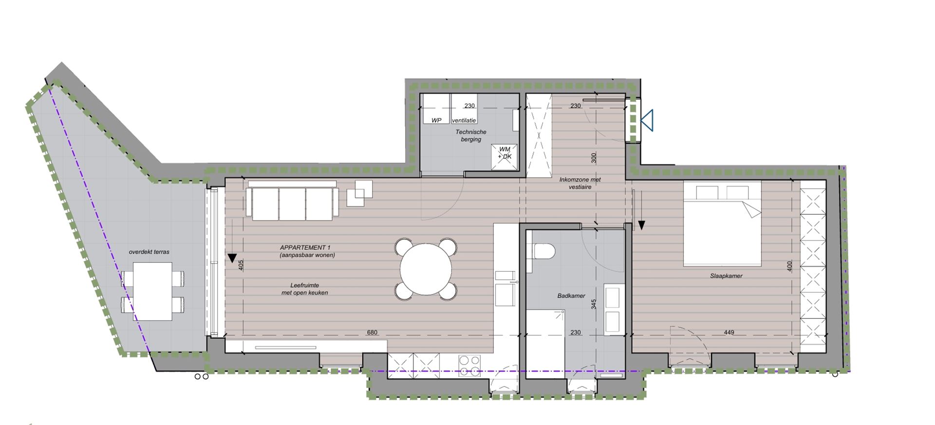 Appartement à vendre à Mortsel avec 1 chambre - photo 3