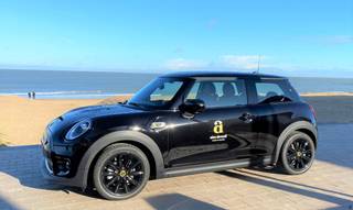 Autostaanplaats in de zoutelaan te Knokke.