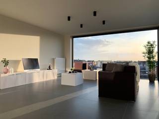 Deze zéér aangename penthouse is gelegen op de bovenste verdieping van residentie Colect, nabij centrum van Meulebeke. Door de grote ruimtes en vele raampartijen is het ruimte gevoel hier enorm. De penthouse is volledig instapklaar, geschilderd, voorzien van maatwerk en verlichtingsarmaturen. <br /><br />Indeling van het appartement:<br />Via de lift komt u rechtstreeks binnen in het appartement. Inkomhal met bureauhoek, gastentoilet, doorlichtte ruime leefruimte met open keuken en aanpalende ruime berging,, 2 slaapkamers en totaal ingerichte badkamer met inloopdouche, ligbad en lavabo-meubel. Via de leefruimte heeft u toegang tot het ruime en zonnig terras van maar liefst 22m²!<br /><br />Totale bewoonbare oppervlakte: 137,18m²!<br />De maandelijkse provisie syndickosten bedraagt: €75/maand.<br />Garagebox apart bij te huren: €45/ maand. <br /><br />Interesse in dit prachtige appartement!? Contacteer ons dan!