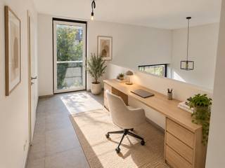 In de dorpskern van Outrijve (Avelgem), langs een vlot bereikbare doorgangsweg, bevindt zich deze ruime nieuwbouwwoning, onderdeel van een kleinschalig project van slechts 5 woningen.<br /><br />De woning is volledig instapklaar en reeds volledig geschilderd. Ze beschikt over een volledig ingerichte en gebruiksvriendelijke keuken, lichtrijke leefruimte, 5 slaapkamers, 1 badkamer (bad, douche en dubbel lavabomeubel) en 2 toiletten (GLV en +1) . Een extra berging naast de keuken zorgt voor een praktische optimalisatie van de bestaande ruimtes. De mezzanine/overloop biedt een mooie extra ruimte, ideaal als thuiskantoor of studeerplek.<br /><br />Ook energetisch is de woning helemaal mee: gunstig EPC, warmtepomp, vloerverwarming, ventilatiesysteem type D en asbestvrij. Achteraan bevindt zich een onderhoudsvriendelijke tuin, met private parking en een aparte fietsenberging.<br /><br />Een ideale combinatie van ruimte, hedendaags comfort en energiezuinig wonen, zonder renovatiewerken.<br />Combinatie wonen en werken is uiteraard mogelijk. <br /><br />Verkoop onder het BTW-stelsel van 21%. <br /><br />Belangrijk bij de foto's: de afgebeelde meubels en decoratie zijn AI-gegenereerde inrichtingssuggesties om de mogelijkheden van de ruimtes te illustreren. De bestaande structuur, indeling en architectuur van de woning werden door AI niet gewijzigd. Voor inlichtingen en bezoek: contacteer Matthias via matthias@albert.immo