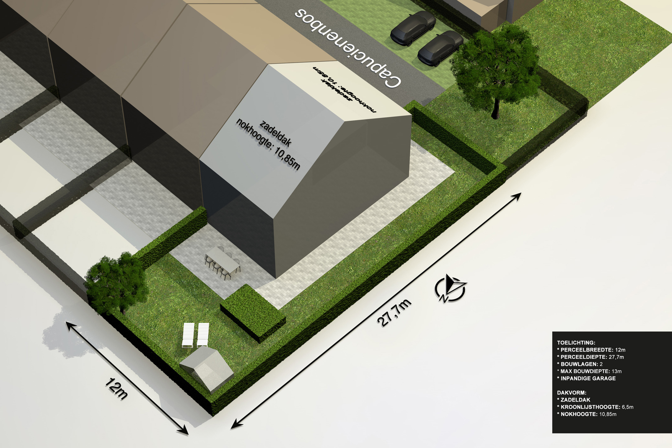 Bouwgrond ca. 322m² voor halfopen bebouwing in een doodlopende straat te Meersel-Dreef. - foto 3