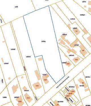 Bouwland van 59a94ca groot te Herselt palend aan de Aarschotsesteenweg 105 met +/- 21m straatbreedte, verbreed naar achter. Mogelijk te verkaveling...